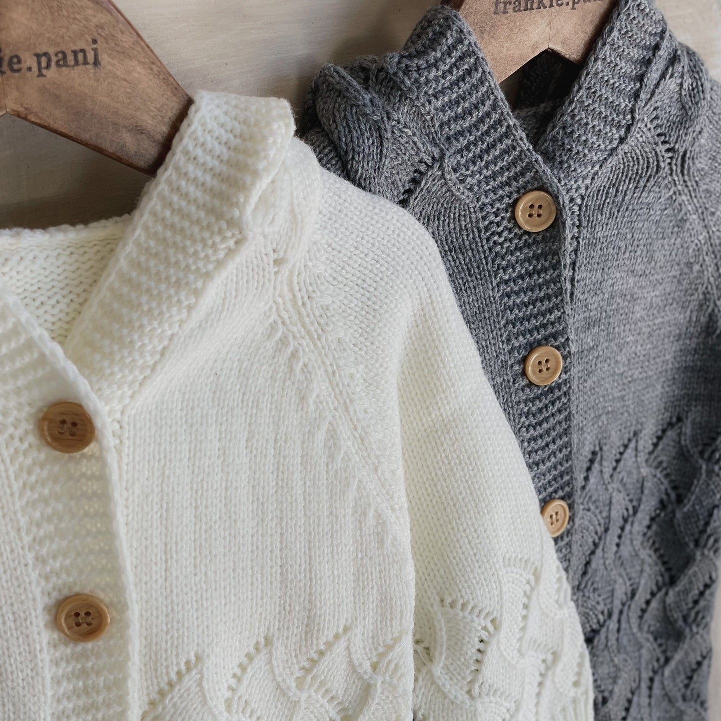 Baby/Toddler Knitted Long-sleeve Hooded Jumpsuit